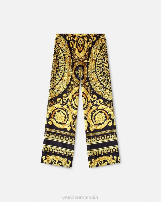 imprimare pantaloni barocco Versace copii îmbrăcăminte 40L61958