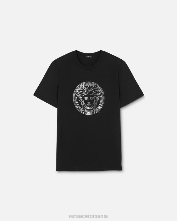 negru tricou cu medusa Versace femei îmbrăcăminte 40L6129