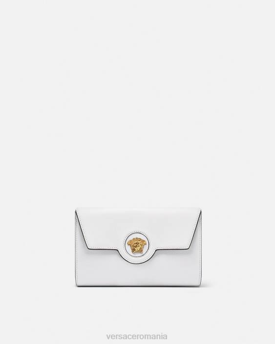 alb geanta crossbody la medusa Versace femei saci 40L6345