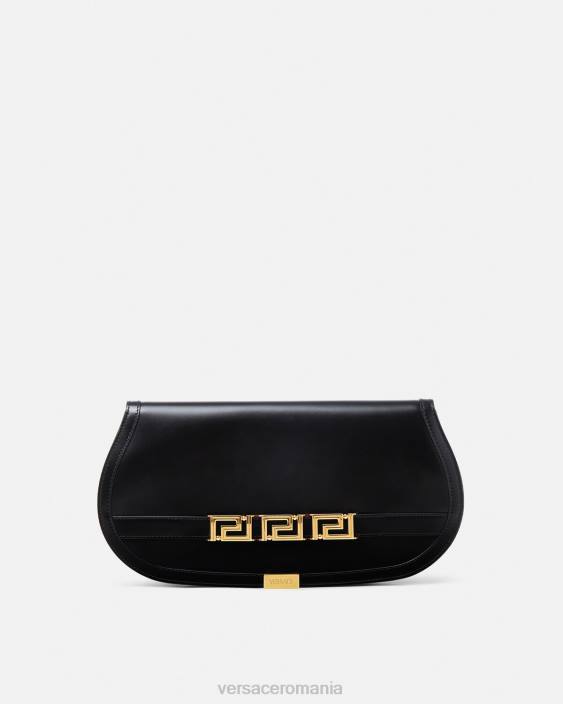 negru clutch zeita greca Versace femei saci 40L6261