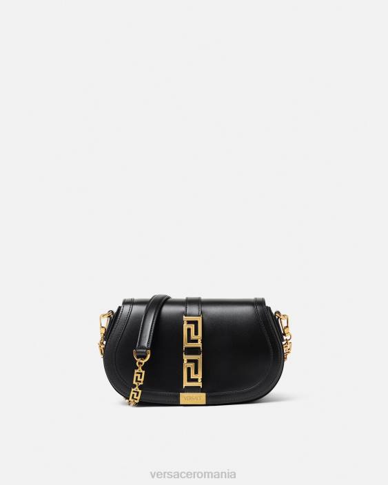 negru geanta de umar zeita greca Versace femei saci 40L6251