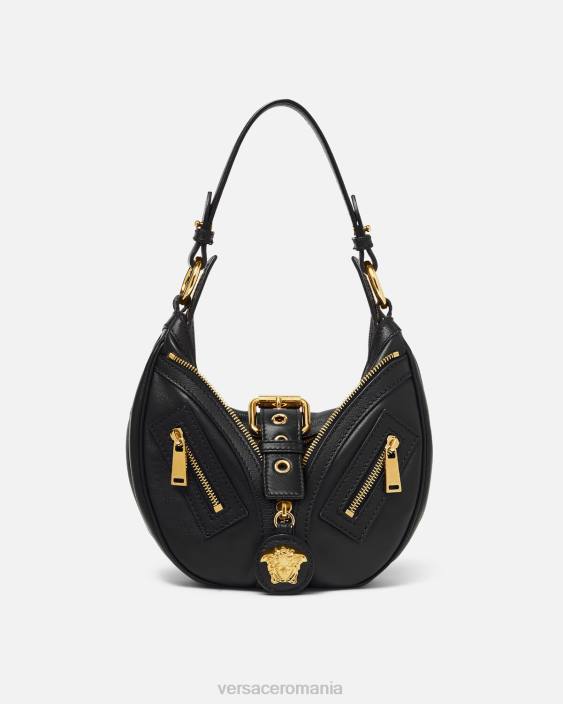 negru repetă geanta hobo mică Versace femei saci 40L6274