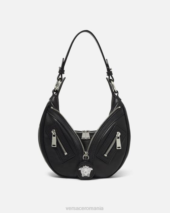 negru repetă geanta hobo mică Versace femei saci 40L6282